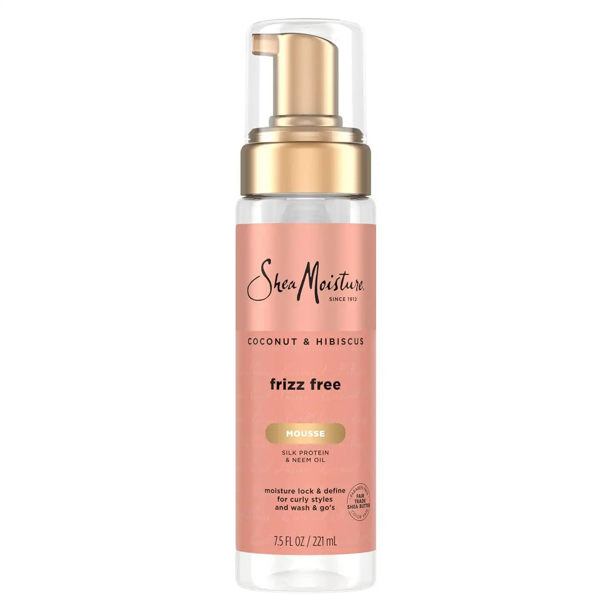 SHEA MOISTURE Sheamoisture Coconut & Hibiscus Frizz-free Curl Mousse - 7.5 Fl Oz, 7.5 Oz (290612 )