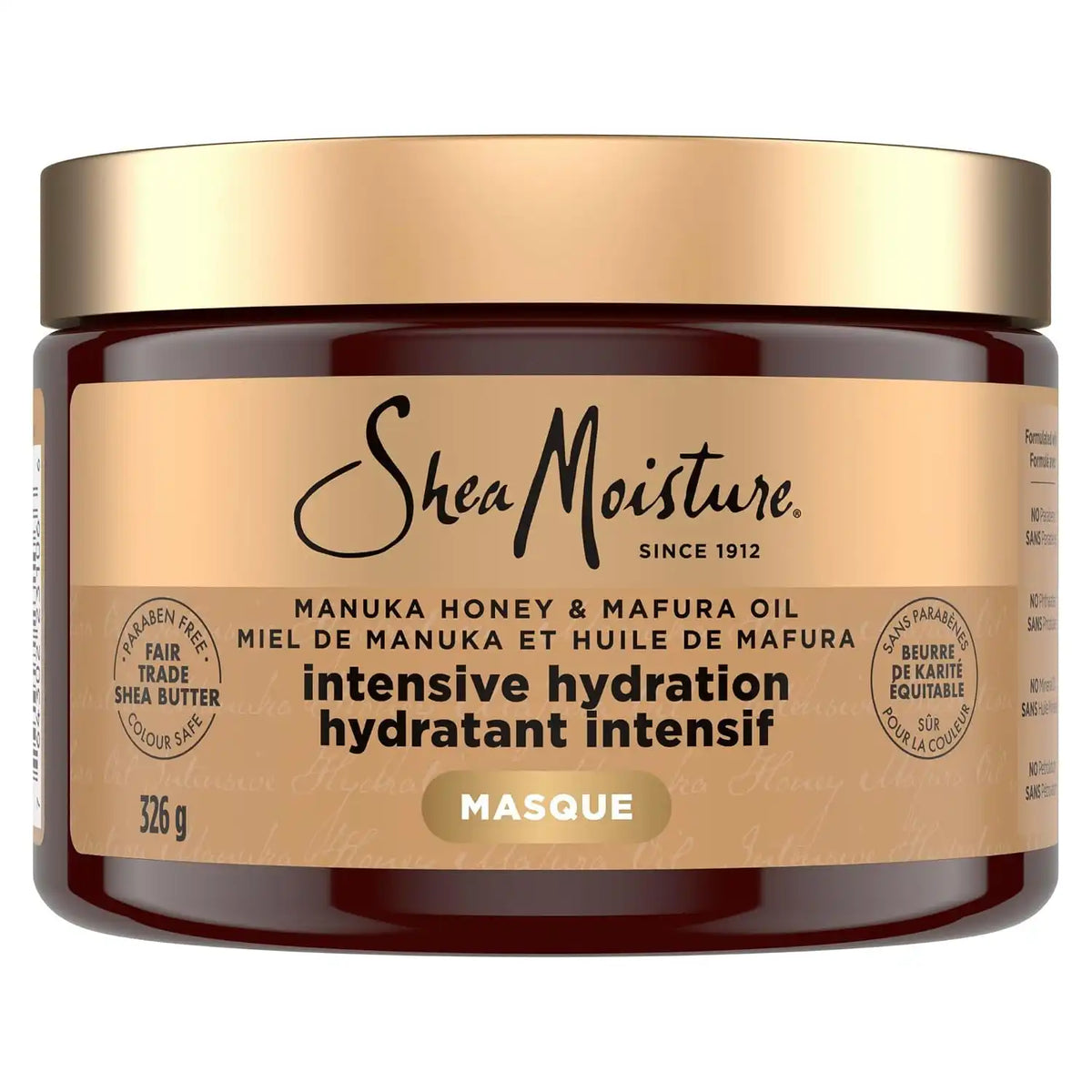 Shea Moisture Intensive Hydration Hair Masque Manuka Honey & Mafura Oil For Dry, Damaged Hair Deep Conditioning_Hair Treatment 11.5 oz (Pack of 12)
