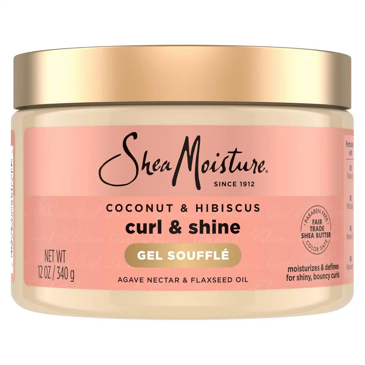Shea Moisture Coconut & Hibiscus Curling Gel Soufflé 12oz