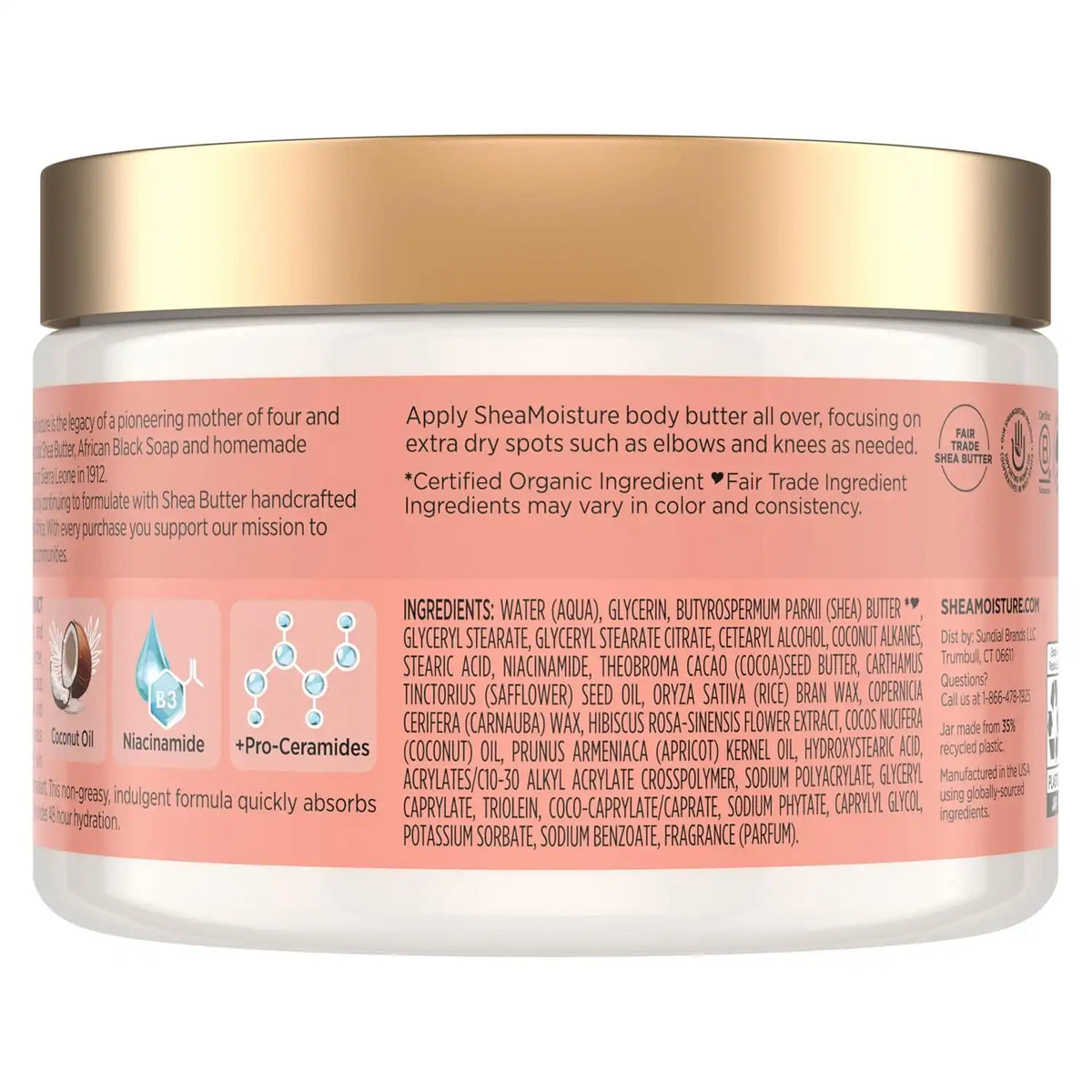 Shea Moisture Coconut & Hibiscus Illuminating Body Butter 11.5oz