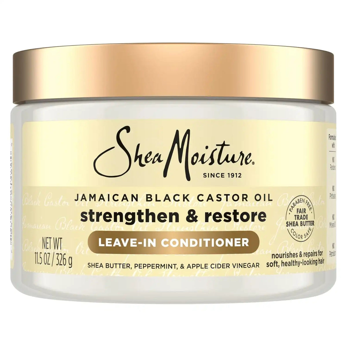 Shea Moisture Jamaican Black Castor Oil Strengthen & Grow Leave-In Conditioner, 11 Ounce
